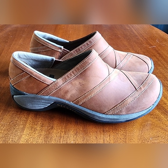 LIKE NEW! Merrell Encore Eclipse comfort shoes in light brown leather sz: 9 - Picture 3 of 14